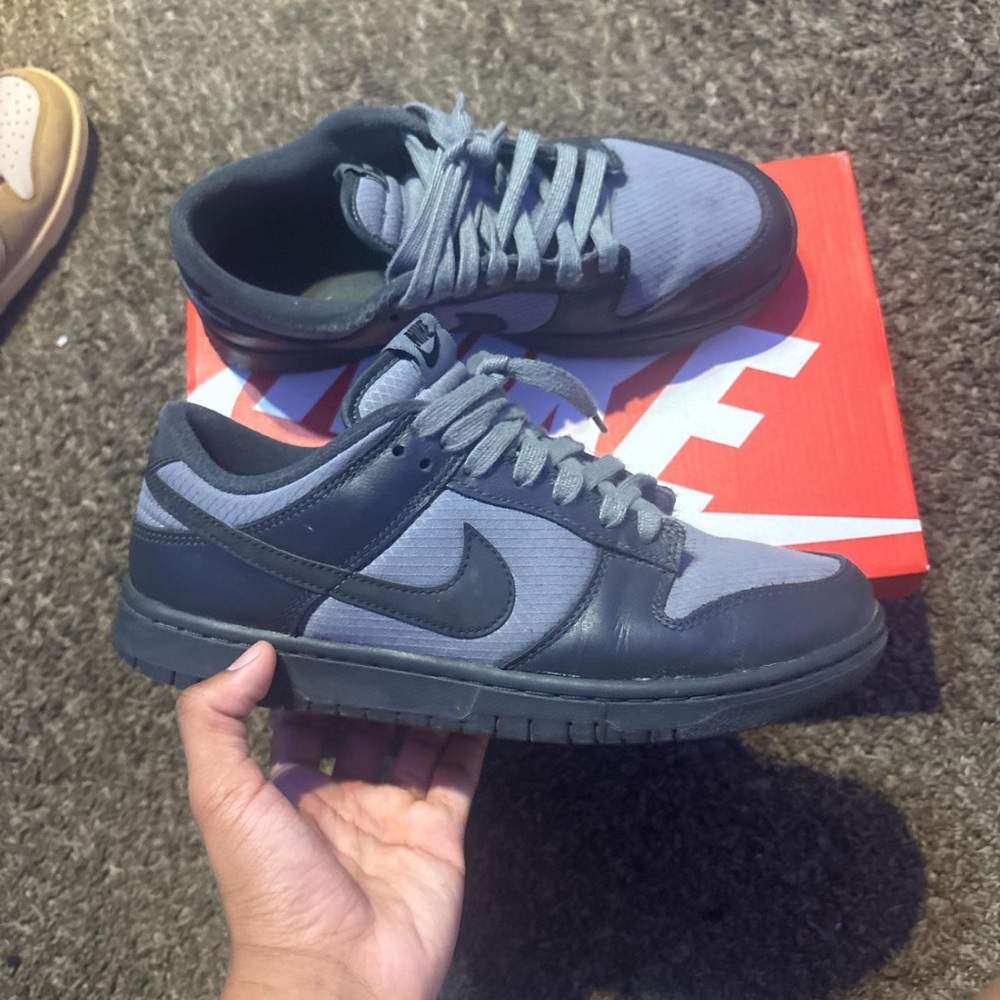 Nike Charcoal and Black Athletic Shoes